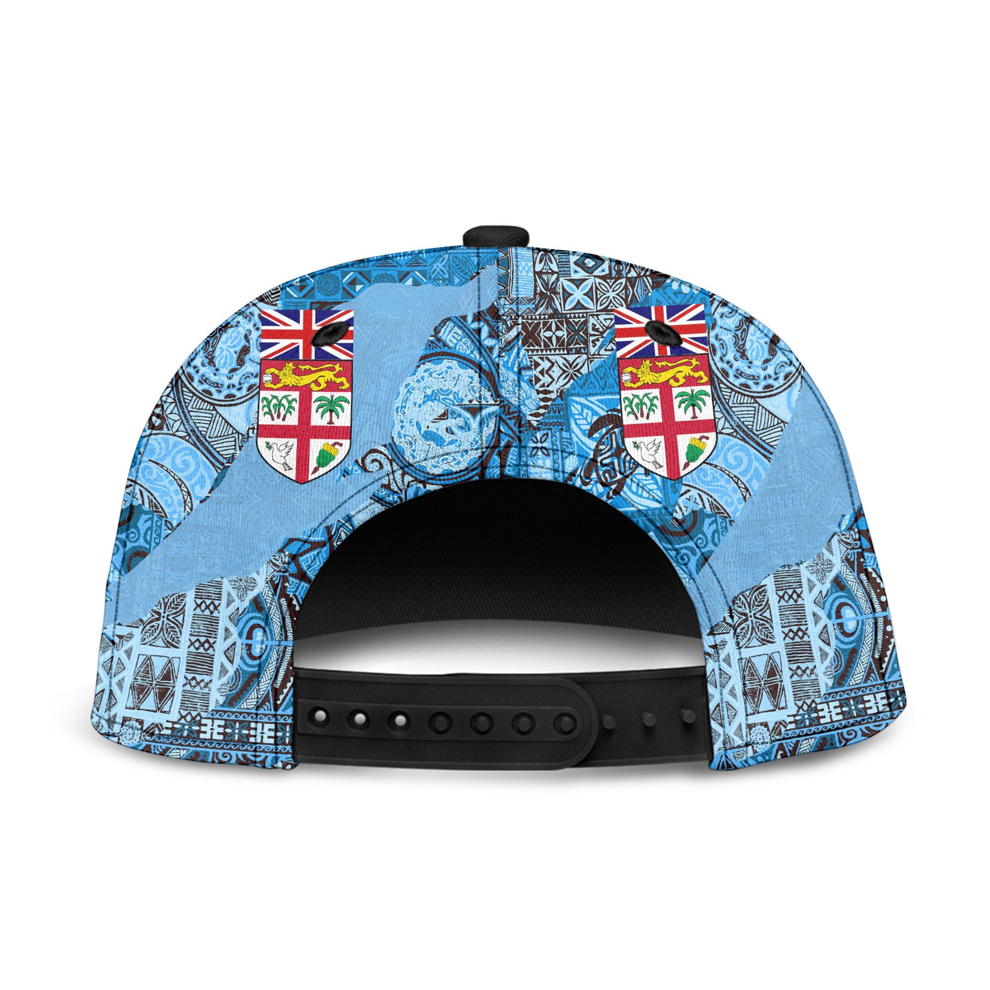 Fiji Flag & Coat Of Arms Snapback Hat