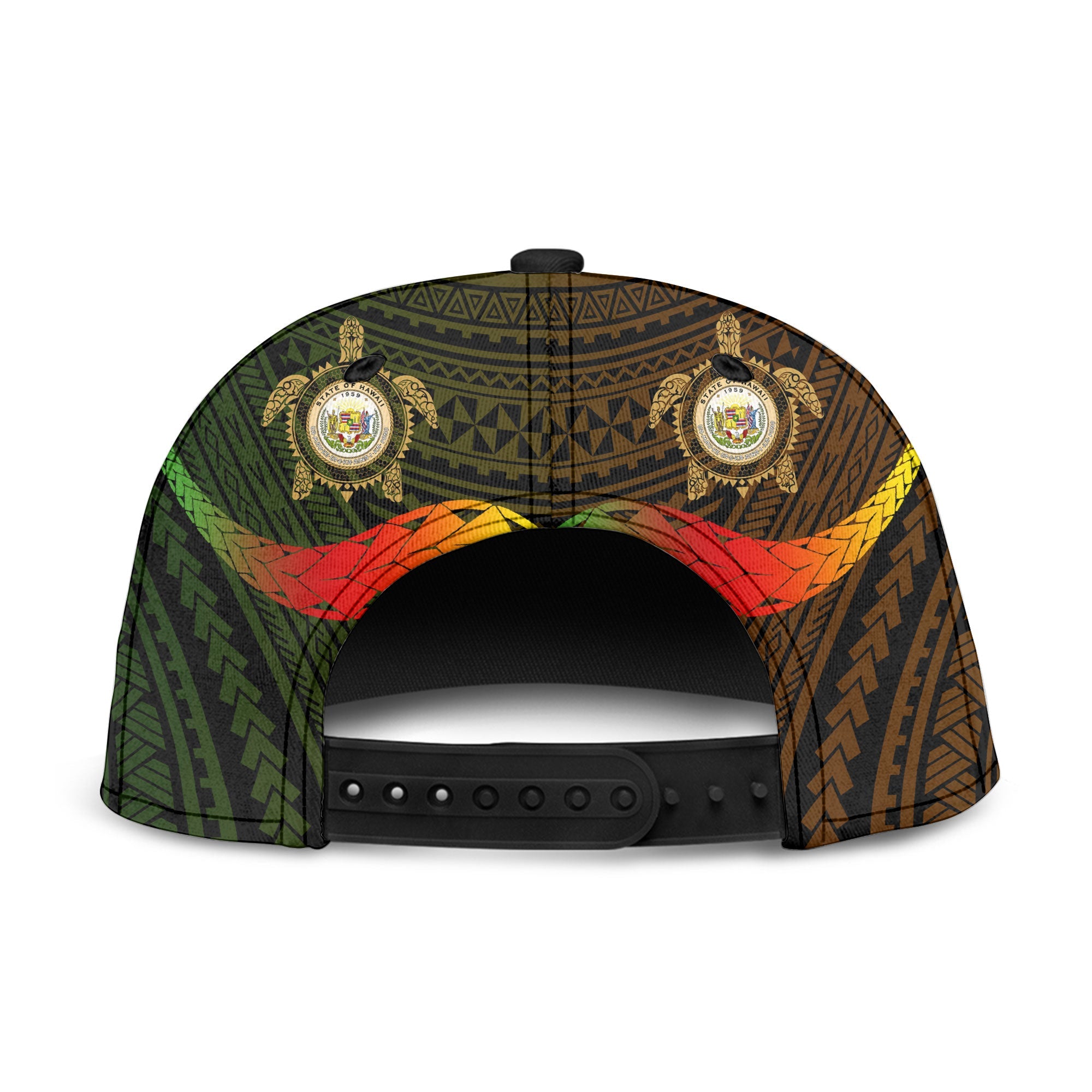 Kanaka Maoli Hawaii Snapback Hat Reggae Style