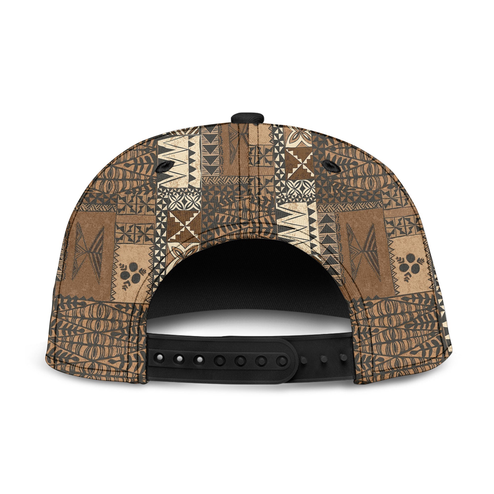 Tonga Snapback Hat Ngatu Tapa Style