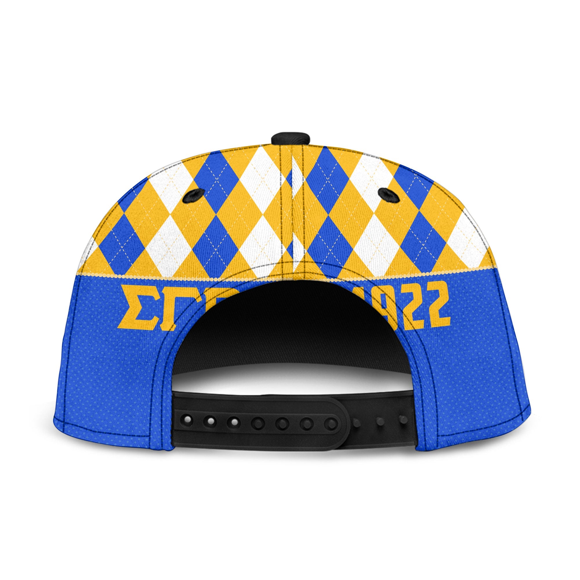 Sorority Hat - Christmas Sigma Gamma Rho Girl Snapback Hat Rhombus Pattern Style