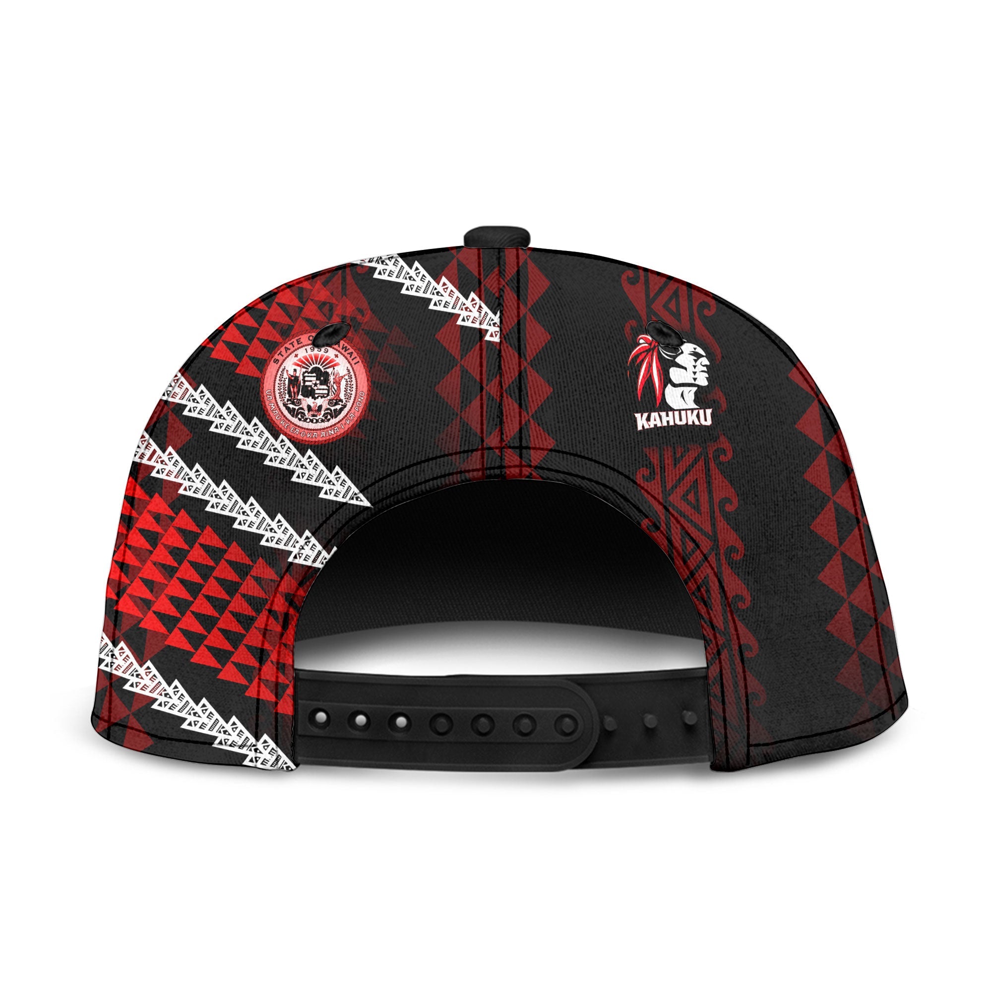 Hawaii Kahuku High & Intermediate School Snapback Hat Map Style