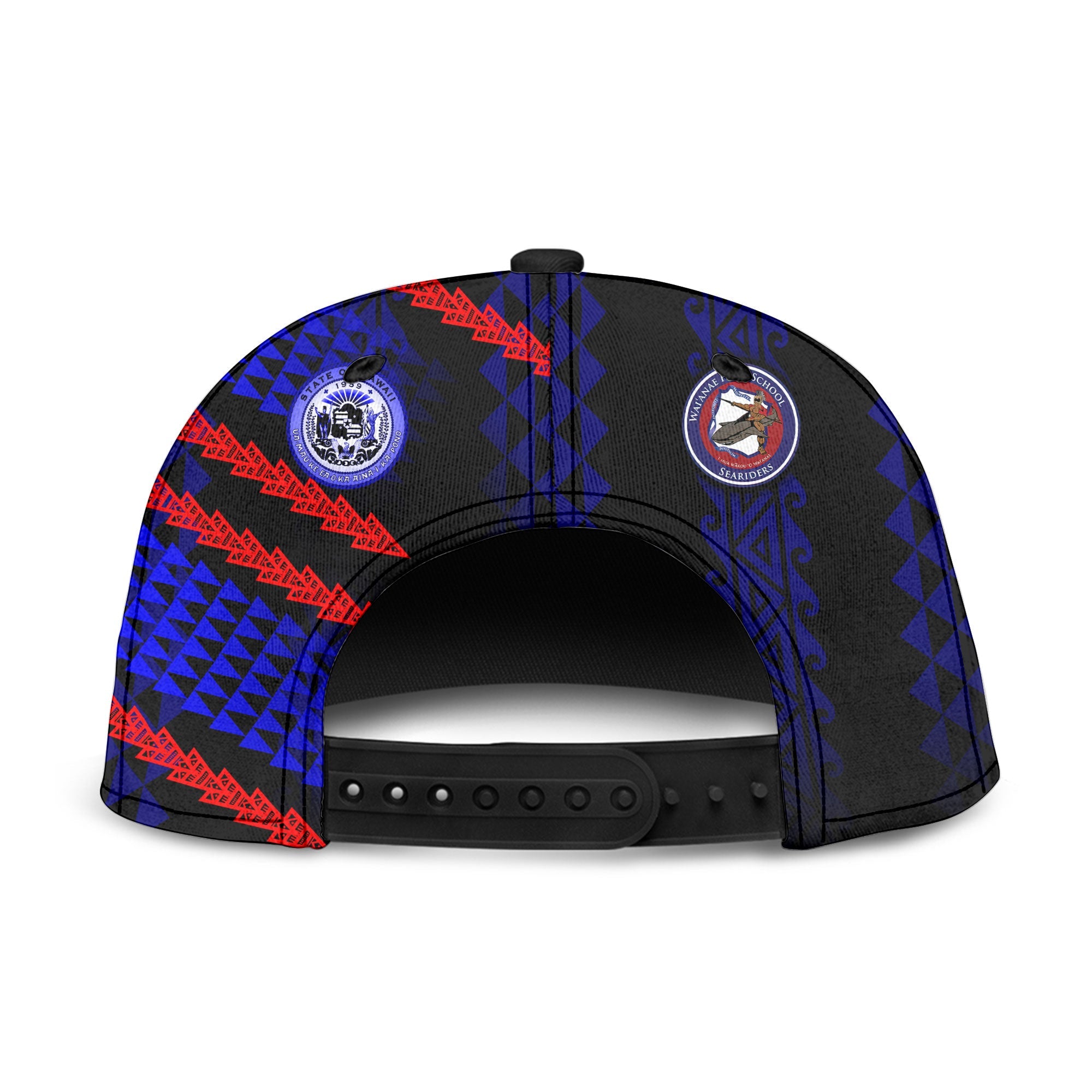 Hawaii Waianae High School Snapback Hat Map Style