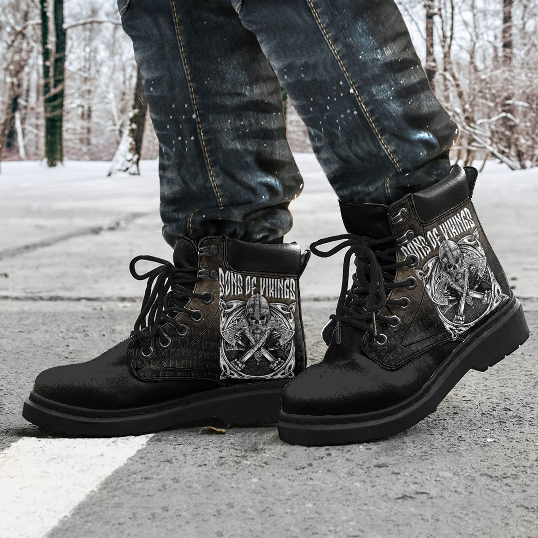 Viking All Season Boots Sons of Odin Valhalla Ver03