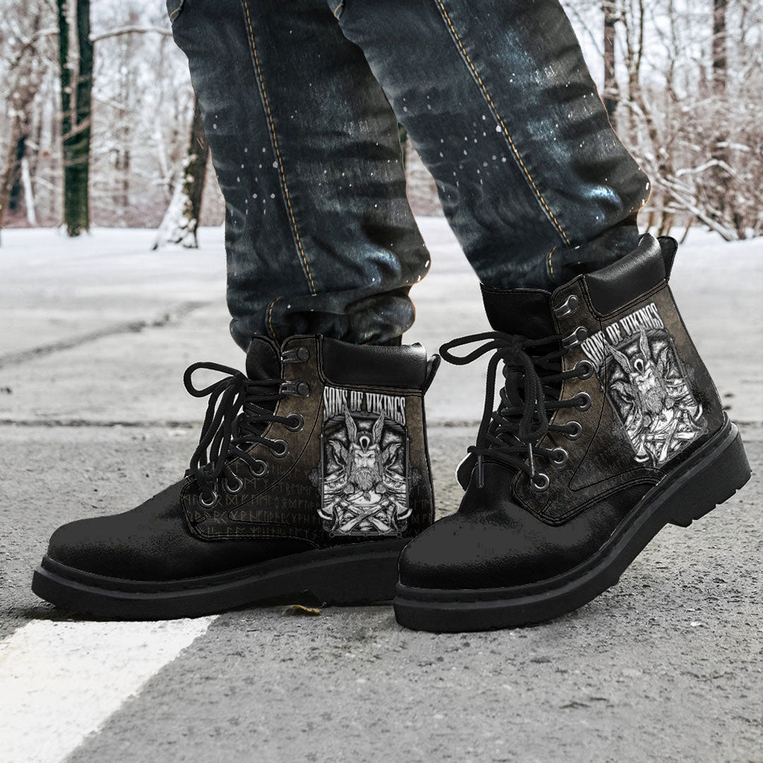 Viking All Season Boots Sons of Odin Valhalla Ver04