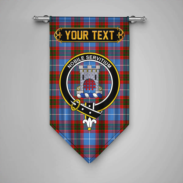 Spalding Clan Badge Tartan Gonfalon Personalize