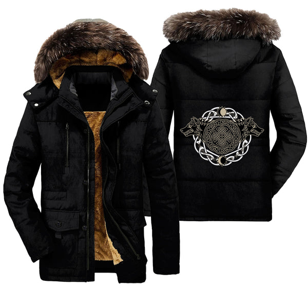 Viking Parka Jacket Special Hati And Skoll