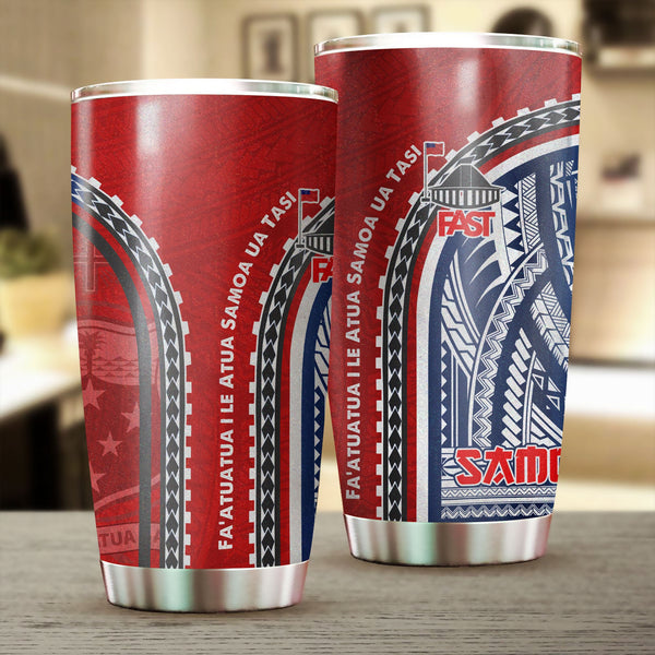 FAST Samoa United in Faith Stainless Steel Glitter Tumbler