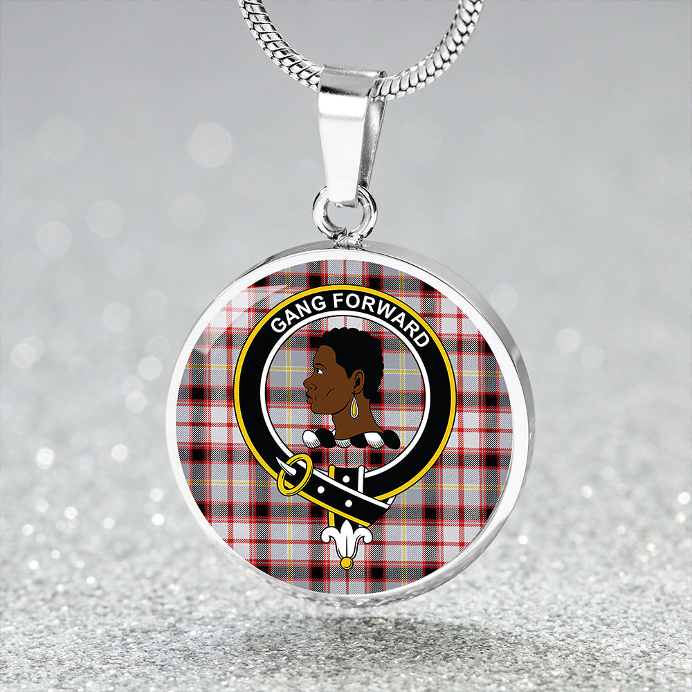 Scottish Tartan Stirling and Bannockburn Dress Modern Clan Circle Necklace Classic Style