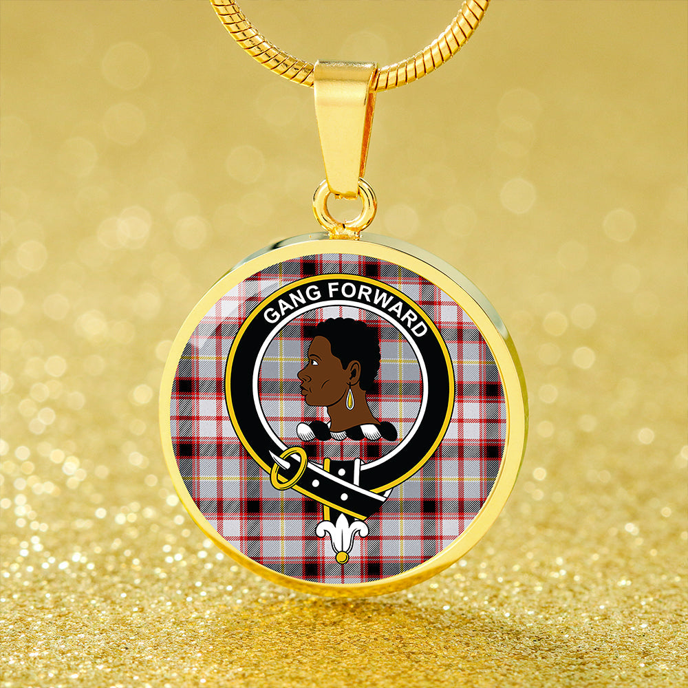 Scottish Tartan Stirling and Bannockburn Dress Modern Clan Circle Necklace Classic Style