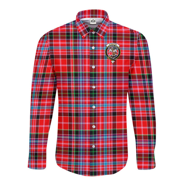 StraitonTartan Crest Long Sleeve Button Shirt