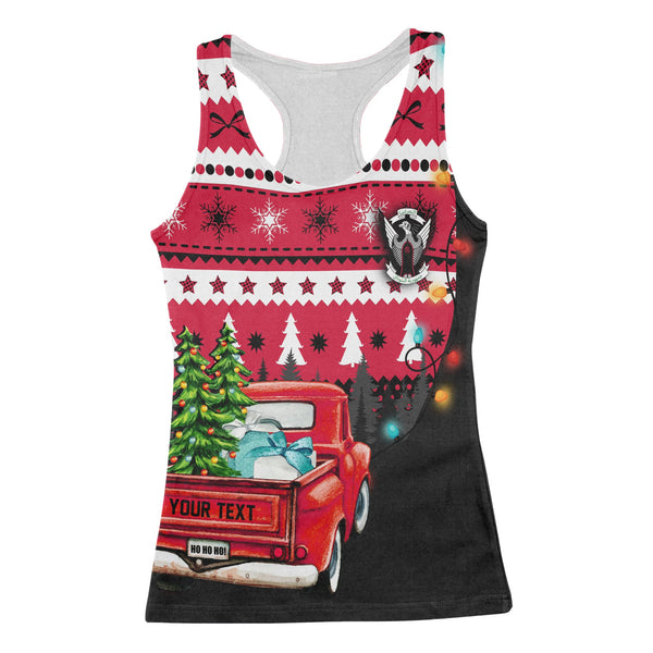 Sudan Women Tank Top Coat Of Arms Christmas Style