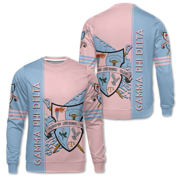 Sorority Sweatshirt - Gamma Phi Delta Sweatshirt Quarter Style