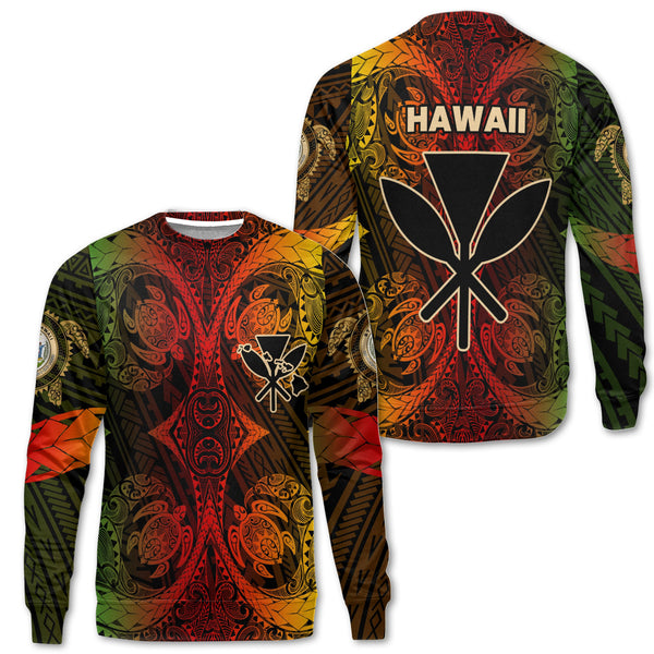 Kanaka Maoli Hawaii Sweatshirt Reggae Style