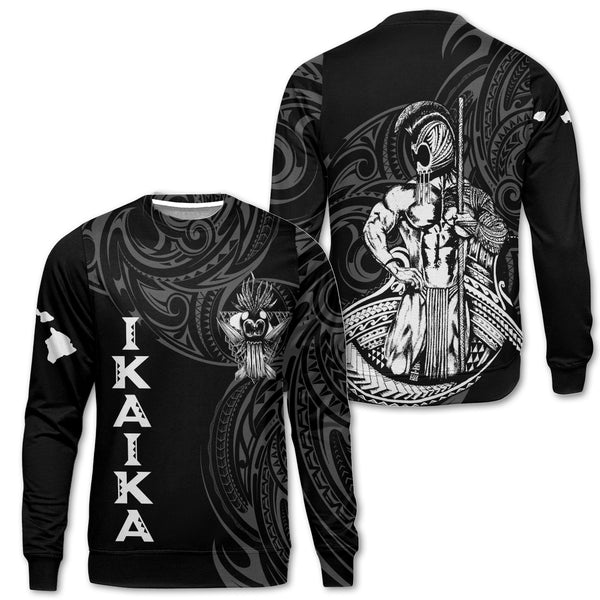 Hawaii Ikaika Warrior Sweatshirt Polynesian Style