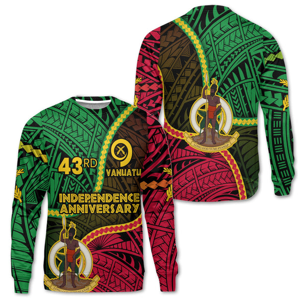 Vanuatu Sweatshirt Independence Day 43rd Anniversary Style