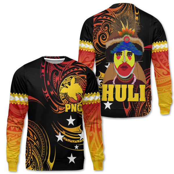 Papua New Guinea Sweatshirt Huli Wigmen Style