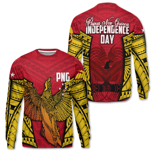 Papua New Guinea Independence Day Sweatshirt Raggiana Bird of Paradise Style