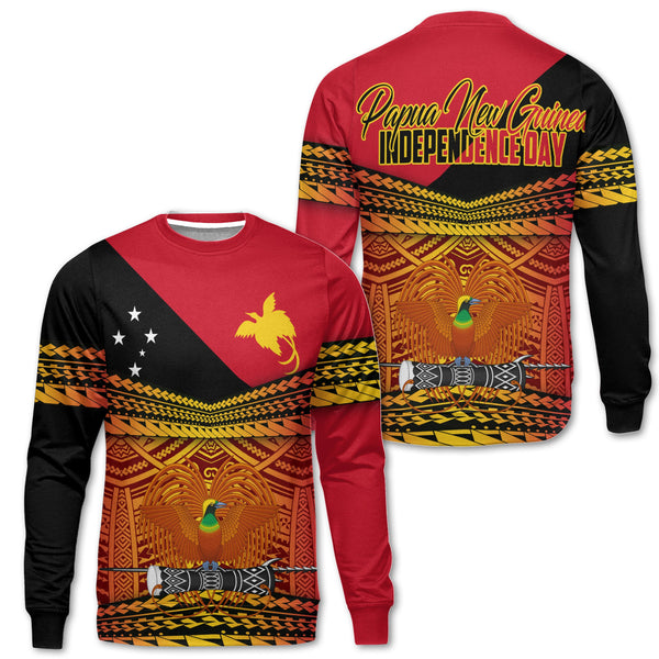 Papua New Guinea Independence Day Sweatshirt PNG Emblem Style