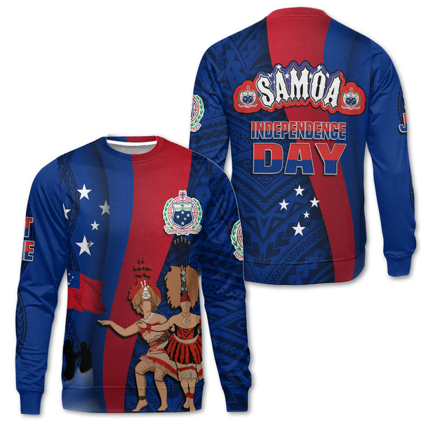 Samoa Independence Day Sweatshirt Celebrating Dance Style