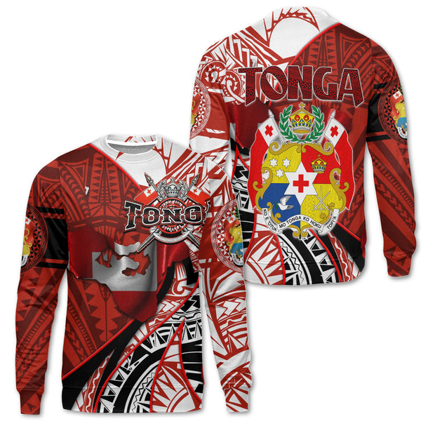 Tonga In My Heart Royal Coat Of Arms Sweatshirt