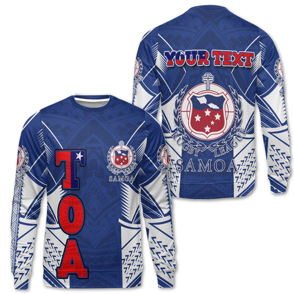 Custom TOA Samoa Rugby Sweatshirt