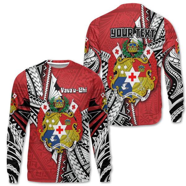 Custom Tonga Vava'u Lahi Coat Of Arms Sweatshirt