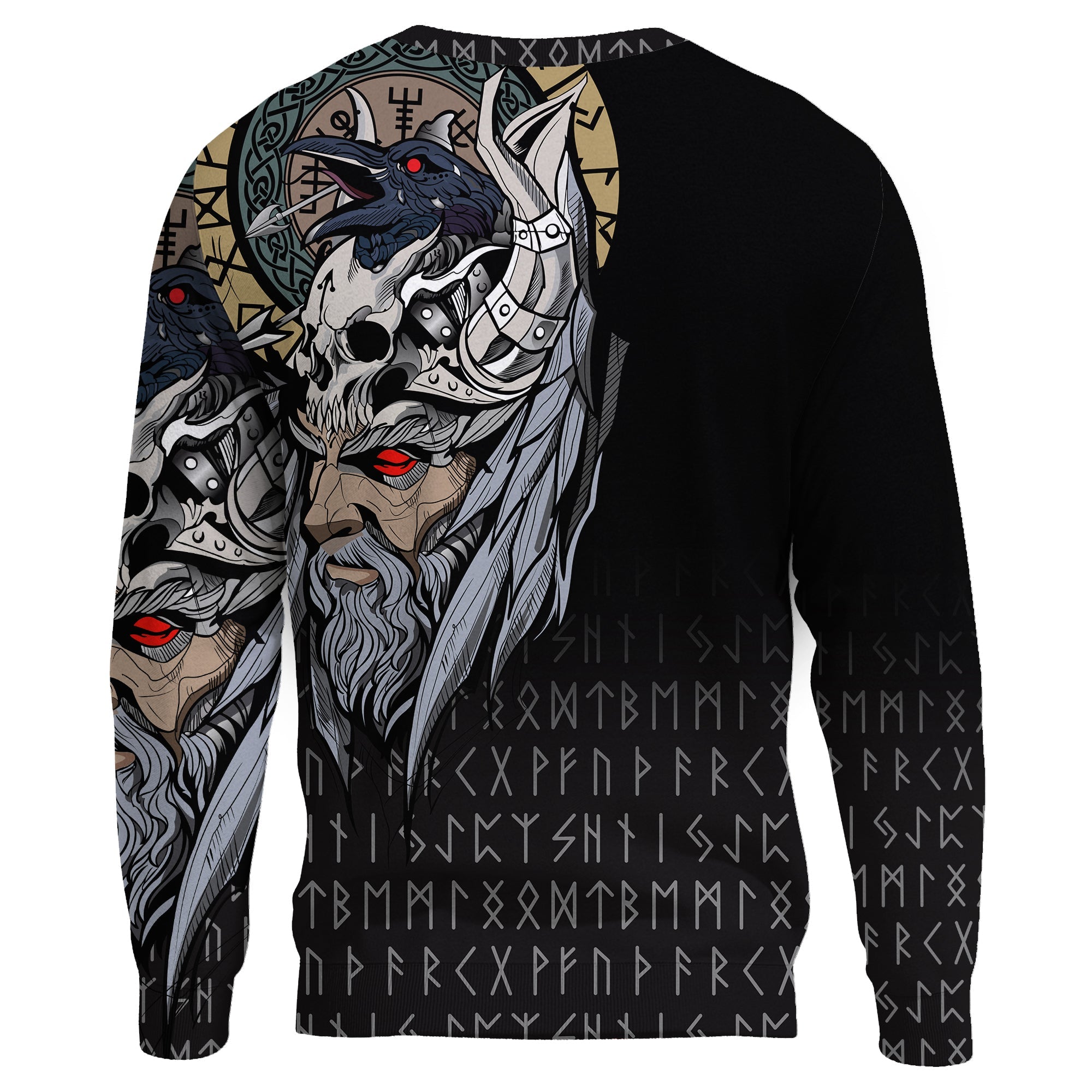 Viking Sweatshirts Viking Odin Raven