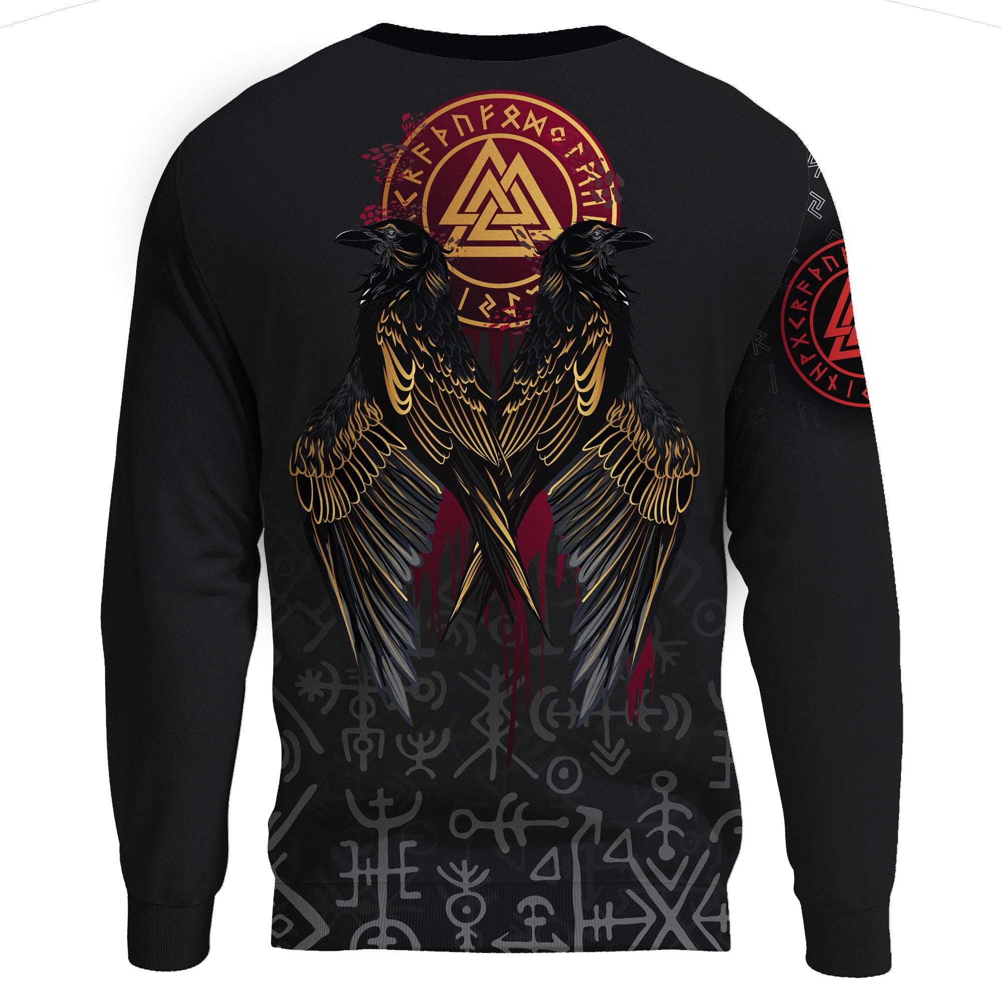 Viking Sweatshirt Raven of Odin