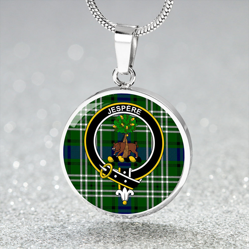 Scottish Tartan Swinton Clan Circle Necklace Classic Style