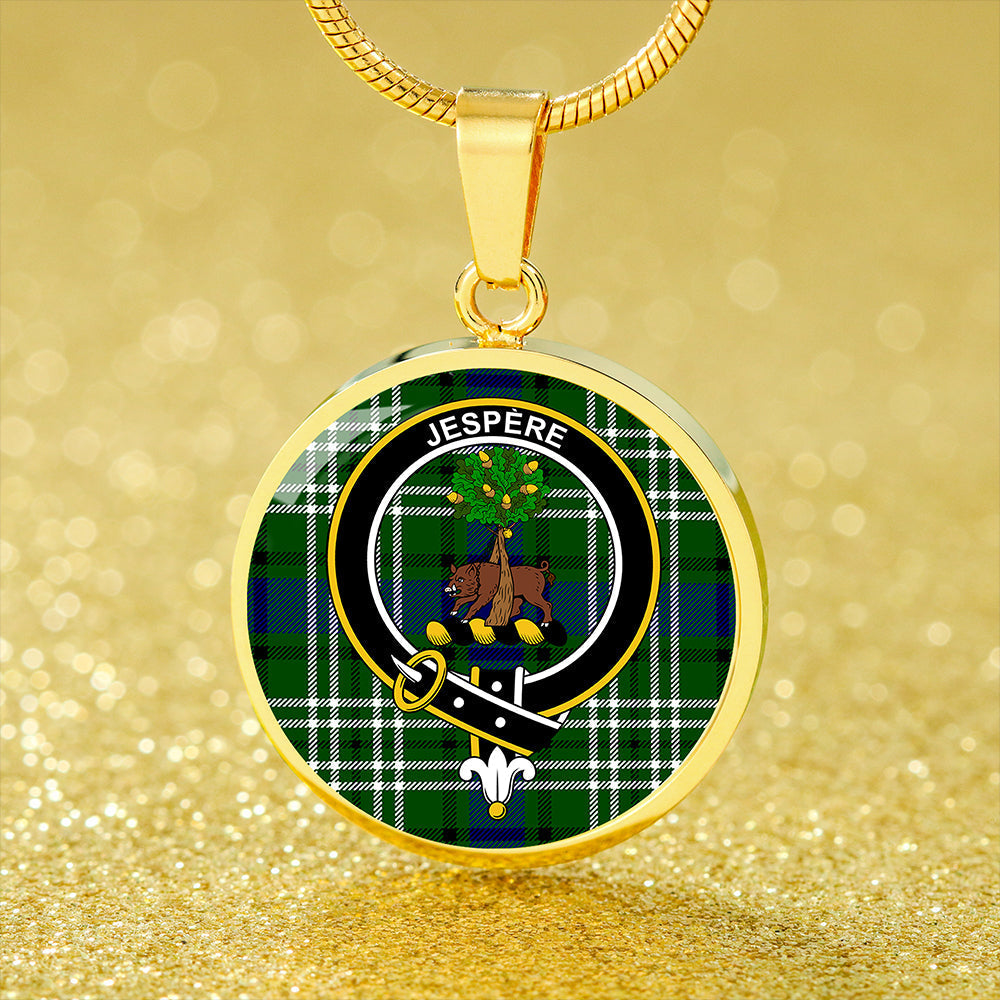 Scottish Tartan Swinton Clan Circle Necklace Classic Style