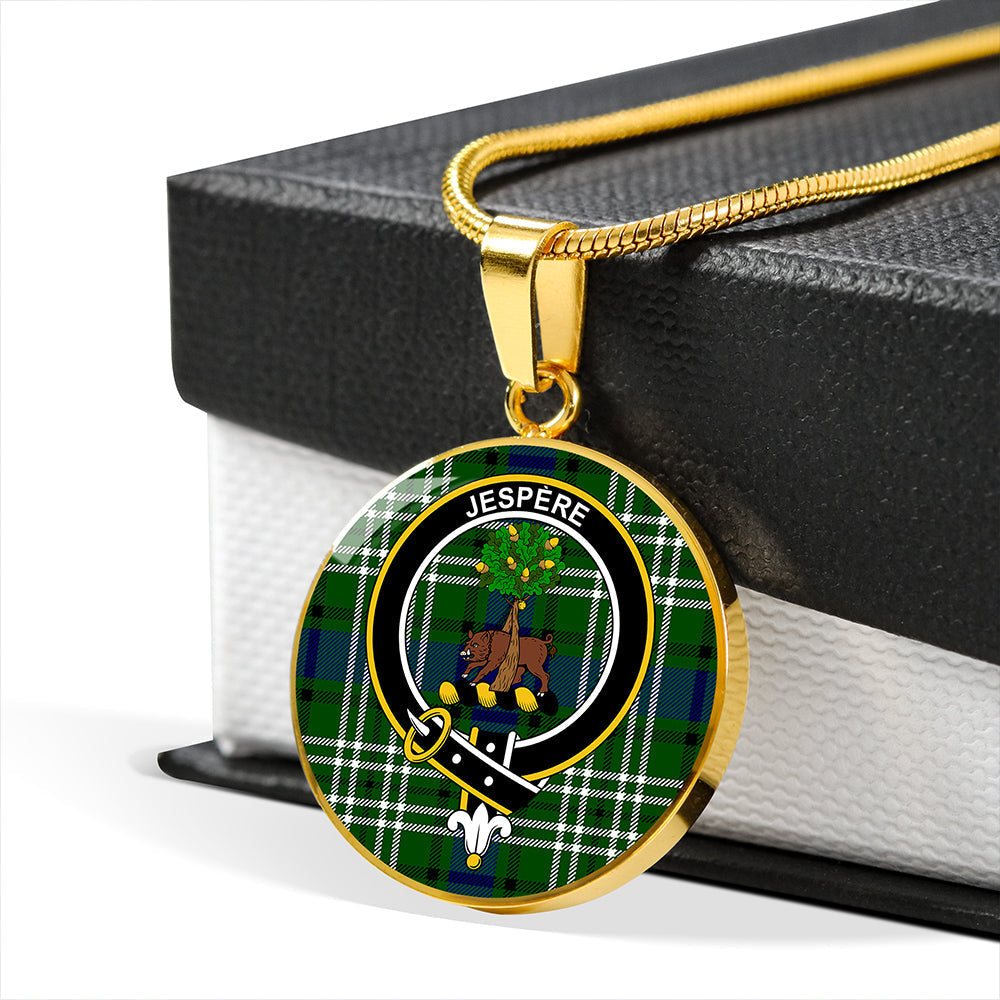Scottish Tartan Swinton Clan Circle Necklace Classic Style