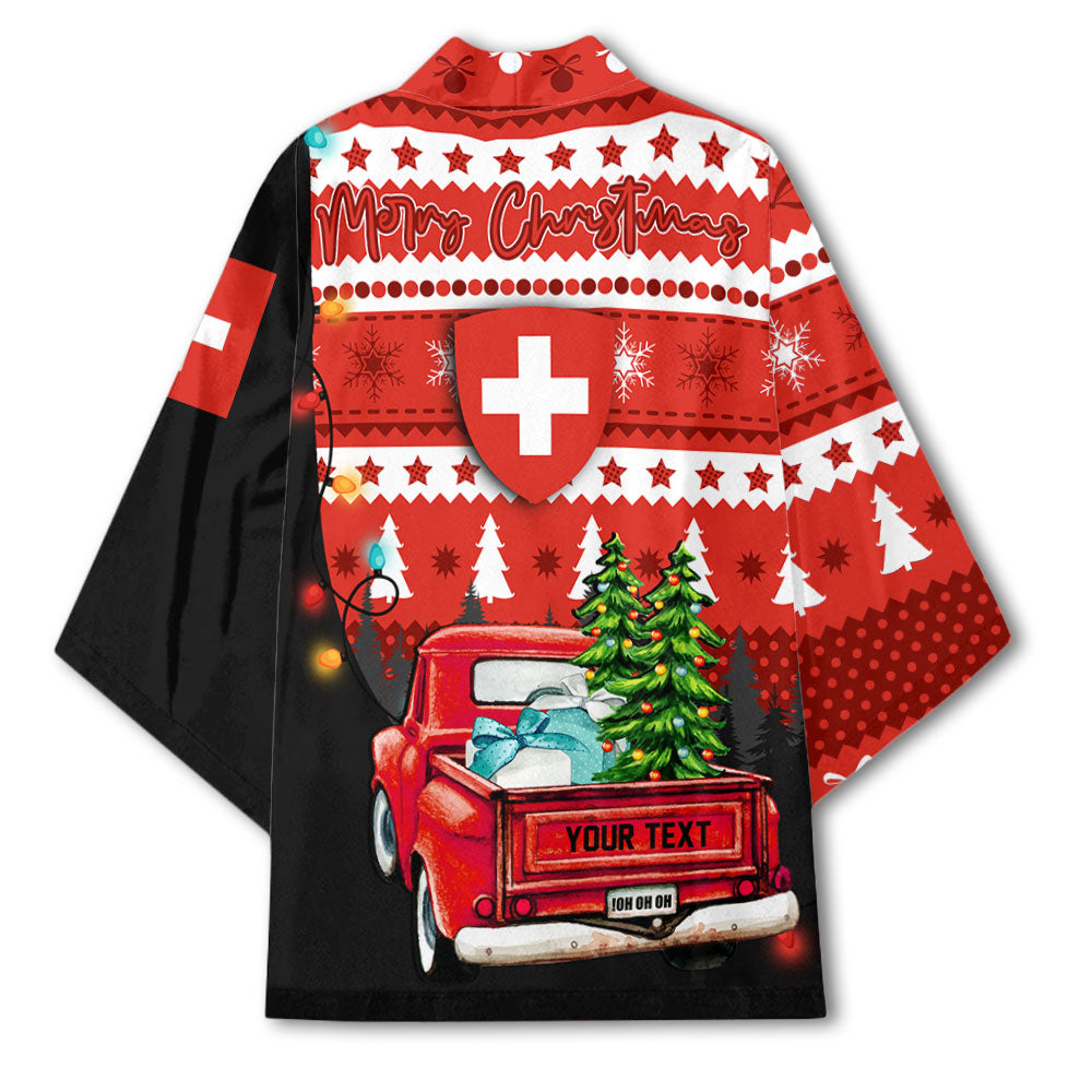 Switzerland Kimono Coat Of Arms Christmas Style