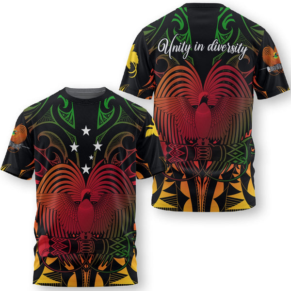 Papua New Guinea T Shirt Unity In Diversity Motto