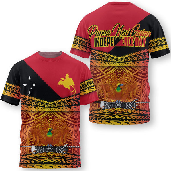 Papua New Guinea Independence Day T Shirt PNG Emblem Style