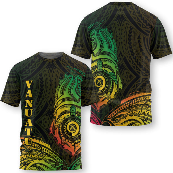 Vanuatu T Shirt Polynesian Reggae Style