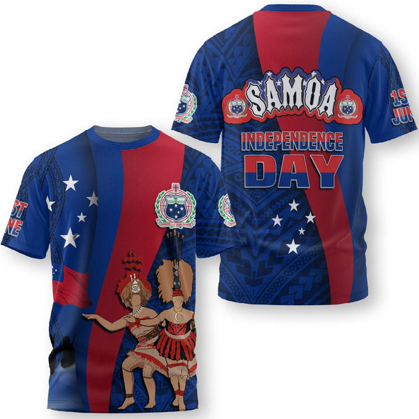 Samoa Independence Day T Shirt Celebrating Dance Style