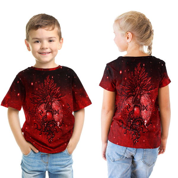 Viking T-Shirt Yggdrasil Viking Red