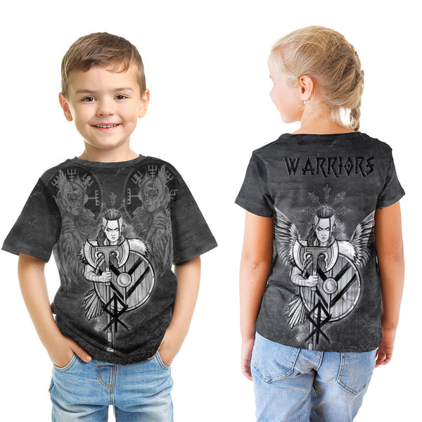 Viking T-Shirt Women's Warrior Axes