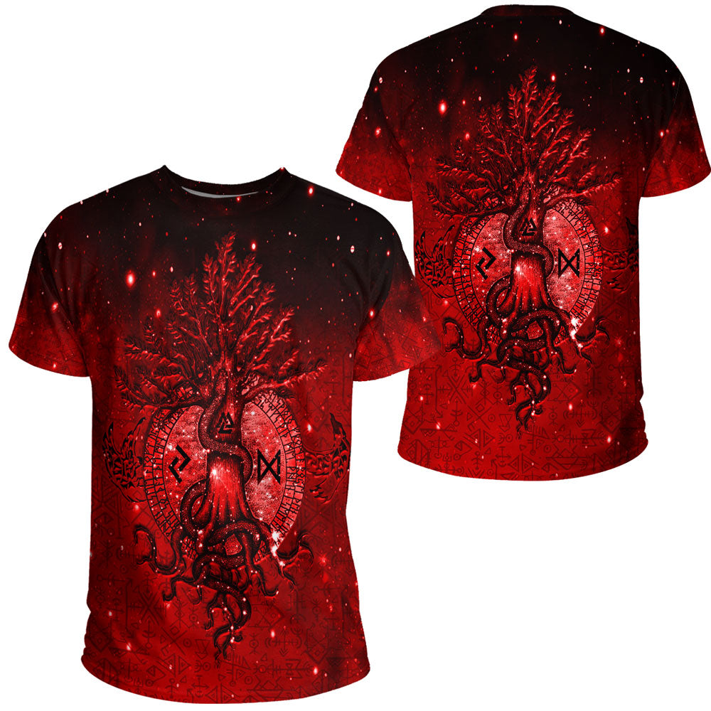 Viking T-Shirt Yggdrasil Viking Red