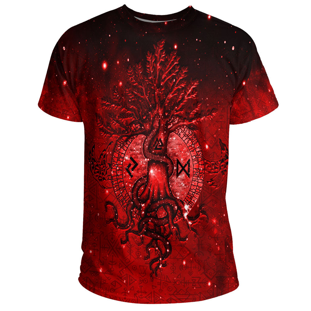 Viking T-Shirt Yggdrasil Viking Red