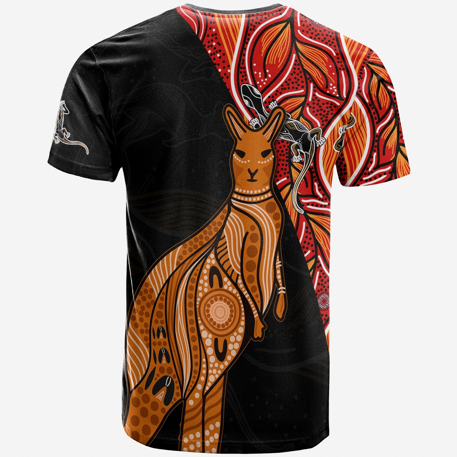 Australia Map TShirt Aussie Kangaroo Aboriginal
