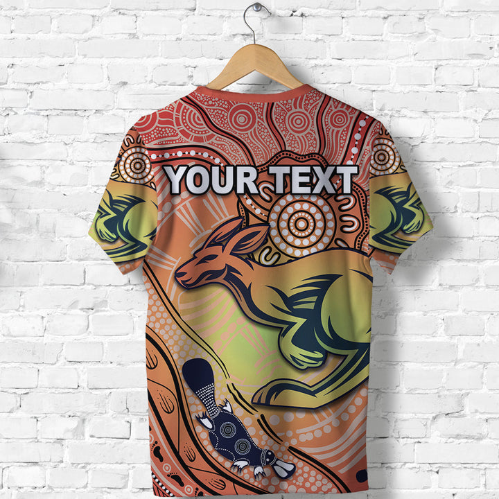 (Custom Personalised) Kangaroos Indigenous TShirt Beautiful Life