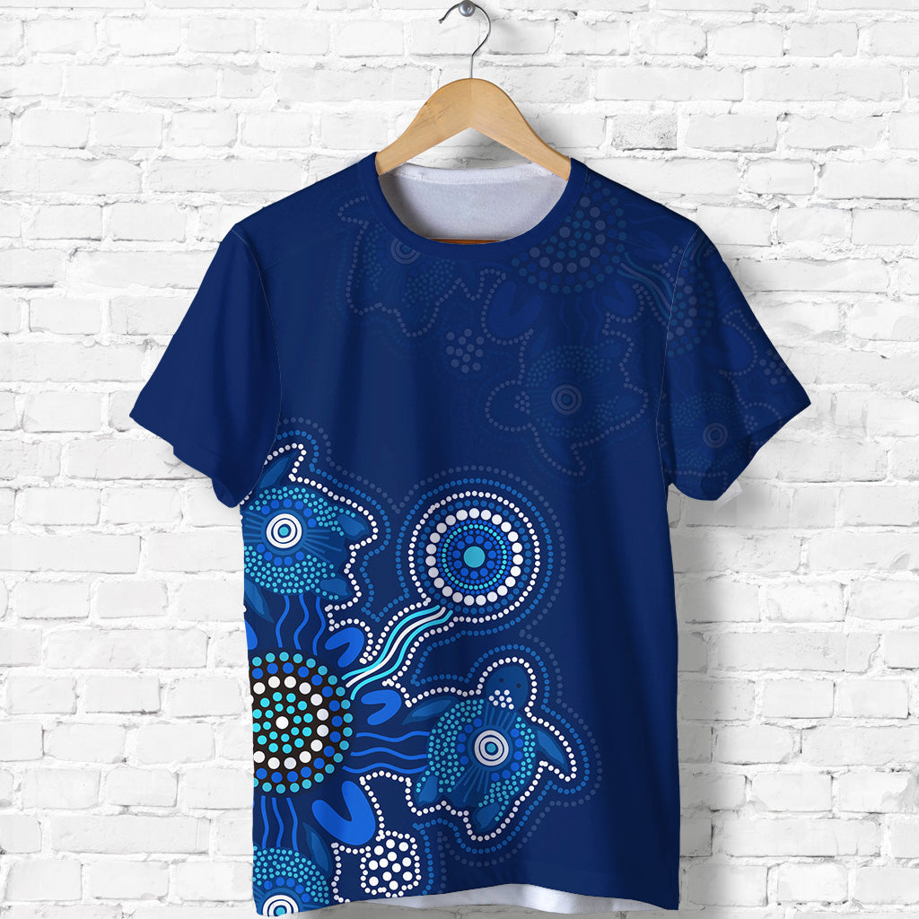 Aboriginal Dot TShirt Turtles Victory