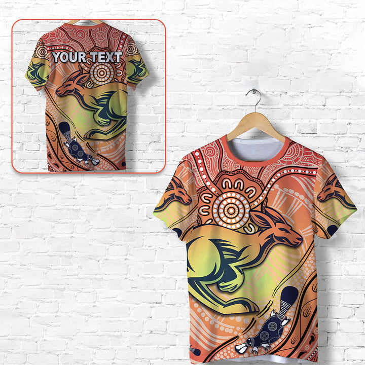 (Custom Personalised) Kangaroos Indigenous TShirt Beautiful Life