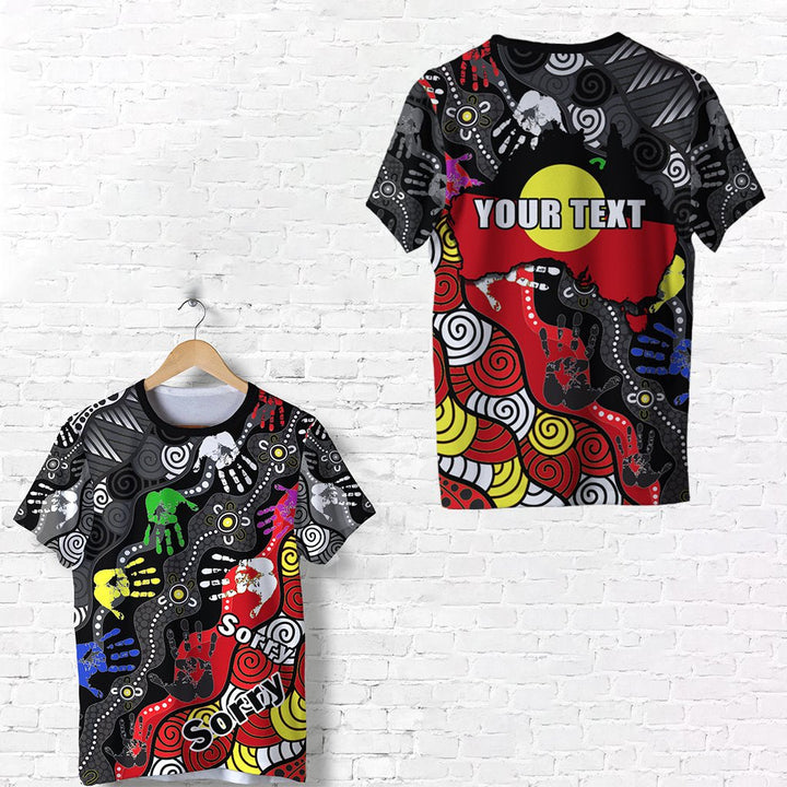 (Custom Personalised) National Sorry Day TShirt Version 03 - Australian Aboriginal