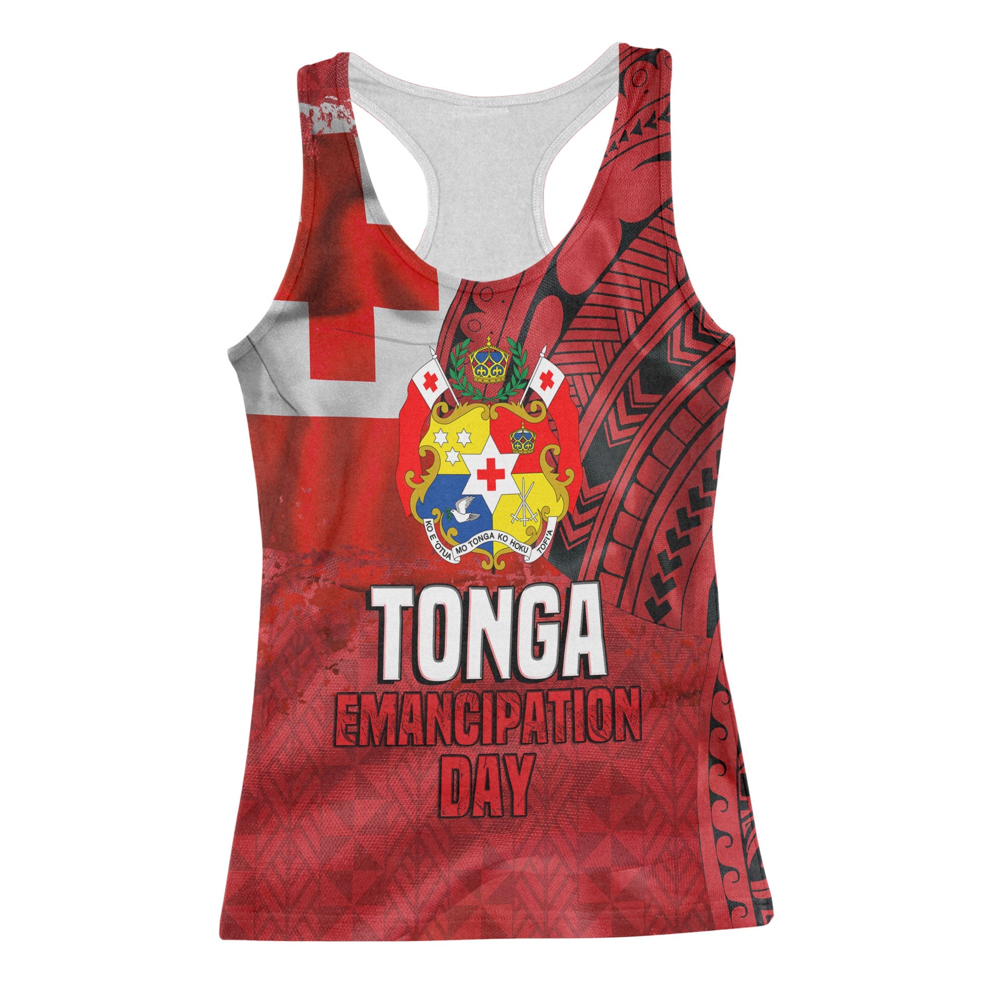 Tonga Independence Emancipation Day Racerback Tank