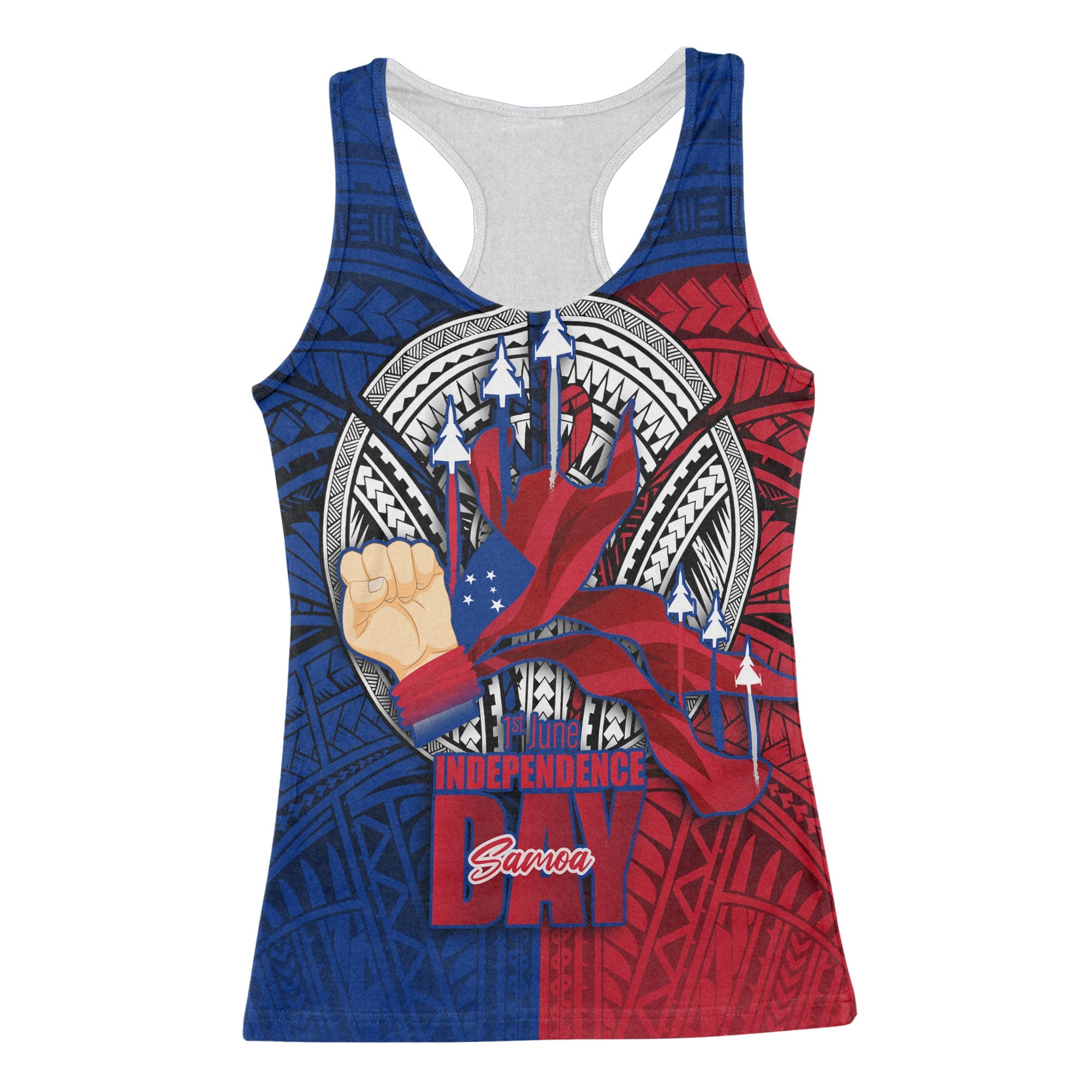 Samoa Independence Day 1st June Racerback Tank