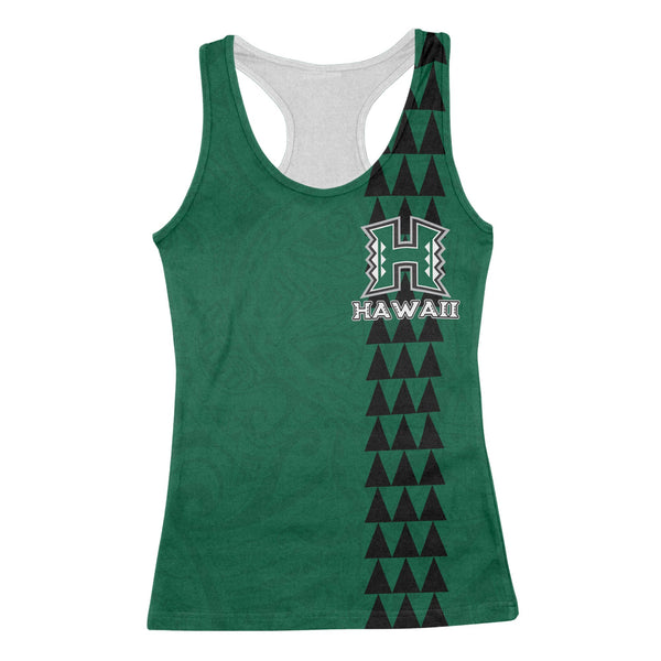 Custom Hawaii Rainbow Warriors Rugby Racerback Tank