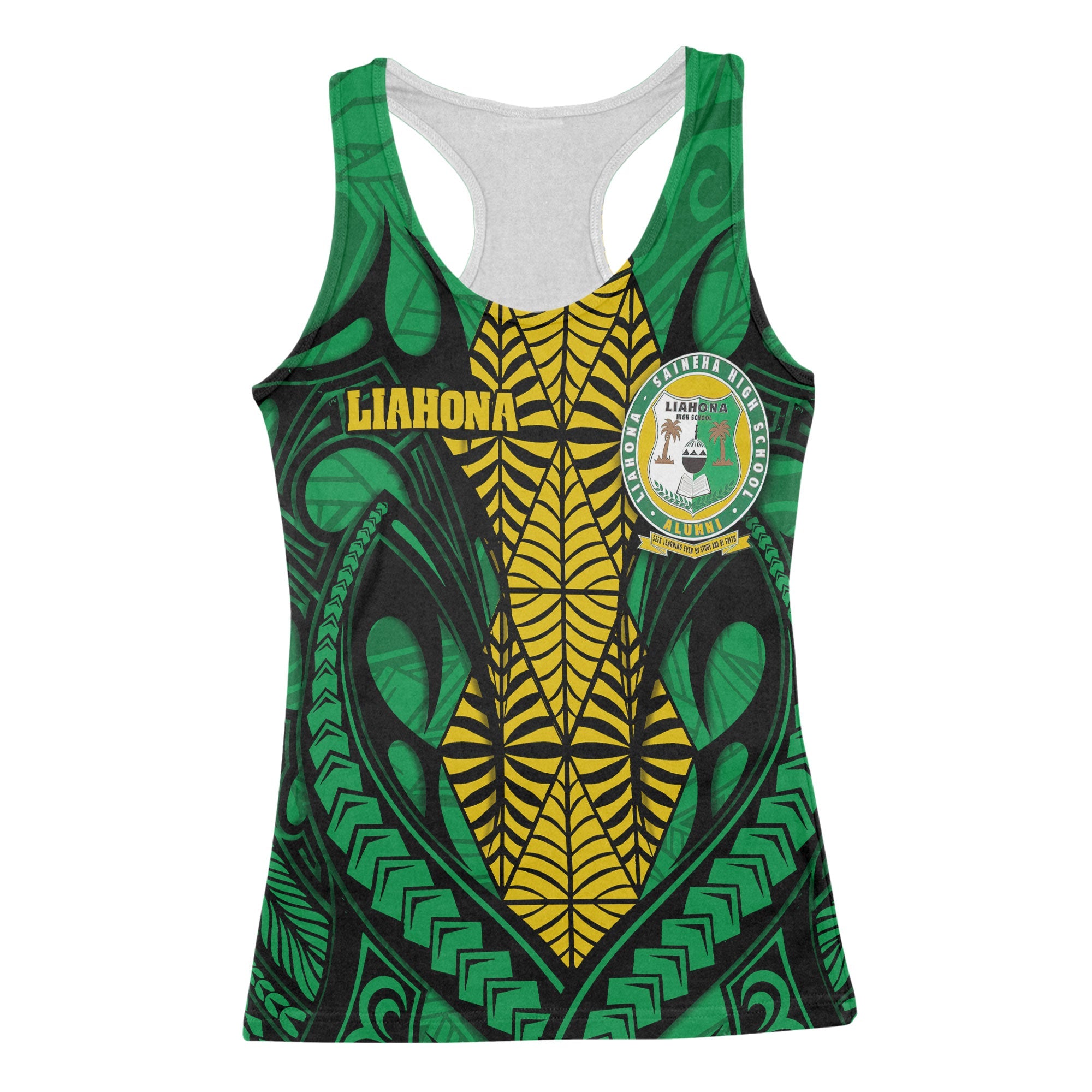 Custom Tonga Liahona High School Racerback Tank