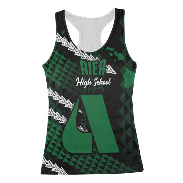 Hawaii Aiea High School Custom Racerback Tank Map Style